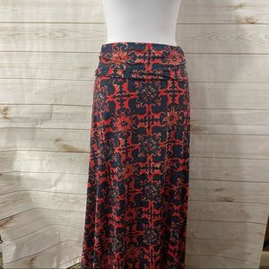 Lularoe Print Maxi Skirt Sleeveless dress